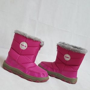 Khombu Women's Snow Trekker Pink Snow Boots Size 5